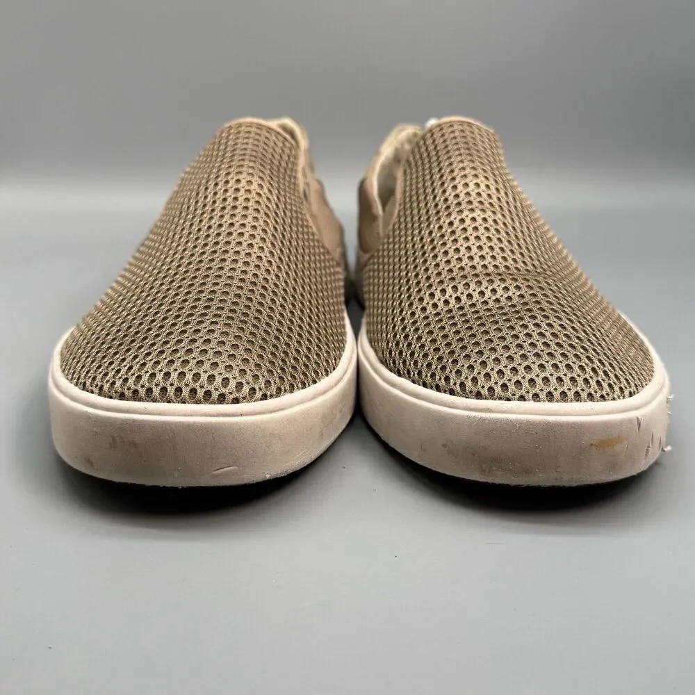 Olukai Lae‘ahi Mens 12 Clay Brown Breathable Lightweight Slip-On Casual Sneakers